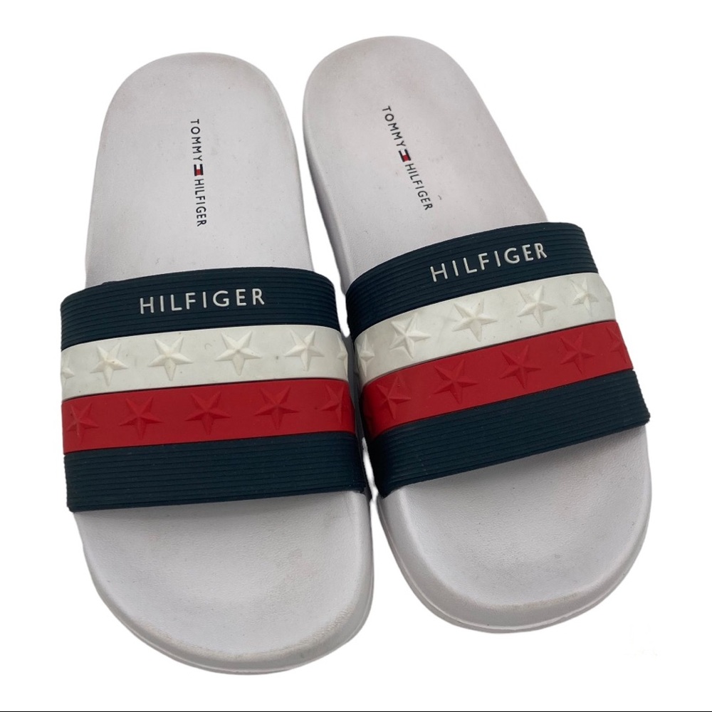 SOLD SOLD SOLDTommy Hilfiger Classic Stripes Slides Women’s  6M